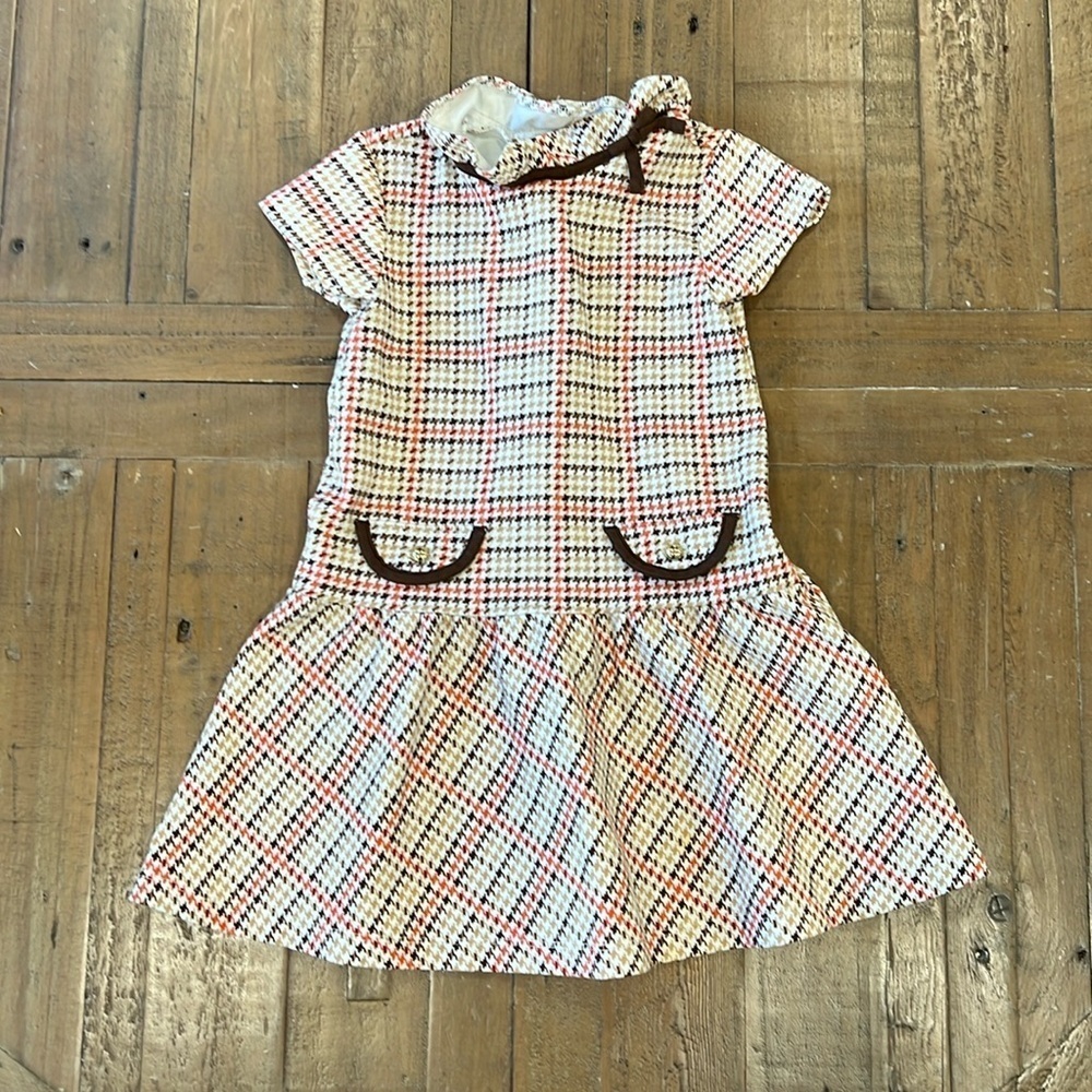 Janie and jack houndstooth drop waist dress